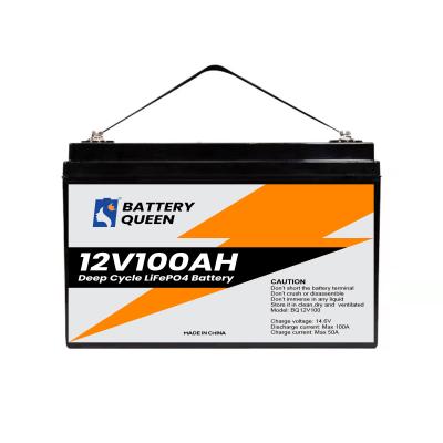 Chine Paquet d'acide de plomb courant de batterie du lithium Lifepo4 de rechange d'UE 12.8V 100ah pour le rv à vendre