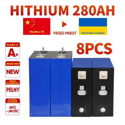 China 3.2V 280AH LiFePo4 Battery-8pcs The Perfect Choice for -Ukraine Business for sale