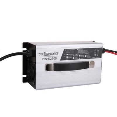 China 54.6V 48V 2500w Smart Ev Charger For Li Ion Battery for sale