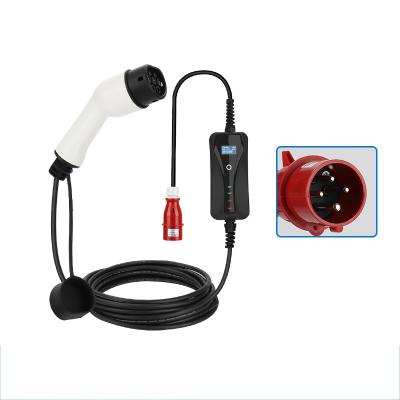 China Draagbare evse het laden adapter wallbox ev lader met EEG 4pin Te koop