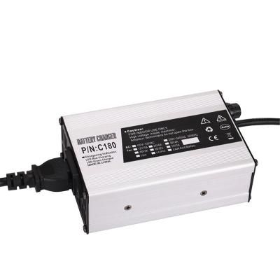 China De Batterijlader 12v 24v 48v 60v 72v 5A 10A van het C180lipofe4 Lithium voor e-Fiets Te koop