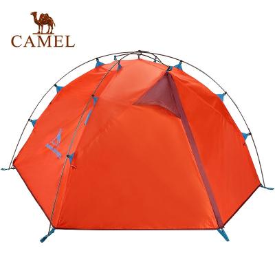 China Diagonal Tying Type Camel Tent 1-2 Person Internal Storage Bag Stable Outdoor Waterproof Glamping Luxury Outdoor Tents for sale