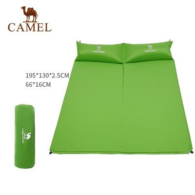 China Outdoor Camping Inflatable Camping Mat Moisture Proof Pad Cozy Waterproof Self Camping Camel Beach Travel Picnic Mat 2 People For Camping for sale