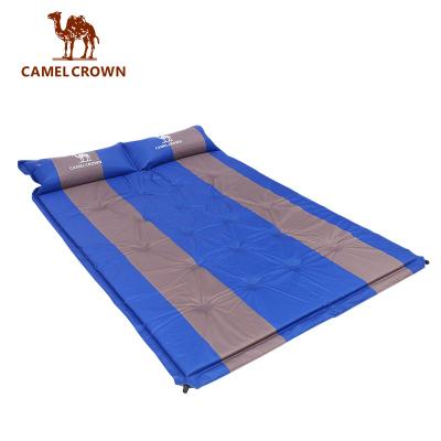 China Modern Camel Outdoor Inflatable Sleeping Air Cushion Waterproof Comfortable Camping Mattress Saving Multicolor for sale