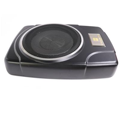 China 8 inch car system ultra-thin pure bass active slim subwoofer high-rise aluminum car acoustic quality under the seat subwoofer for sale