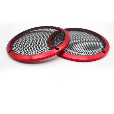 China High Quality Portable Speaker Aluminum Alloy Grill Net Stereo Design Righteousness Cover 6.5 Inch Speaker Net Cover for sale