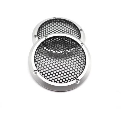 China Car Portable Speaker Cover Aluminum Alloy Nets Device Cover Speaker Grill Speaker Circle Decorative Metal Mesh Cover for sale