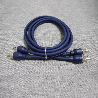 China Car Rca Cable Wire Shielded Car Audio Digital Rca Cable Amplifier Connector Audio Cable for sale