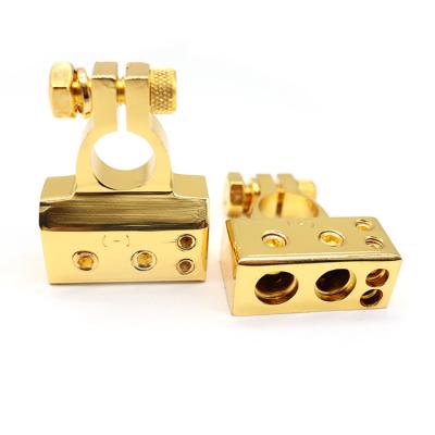 China New Model 2pcs Automobile Positive Negative Auto Battery Terminal Clamp Zinc Alloy Terminal For Auto Car for sale