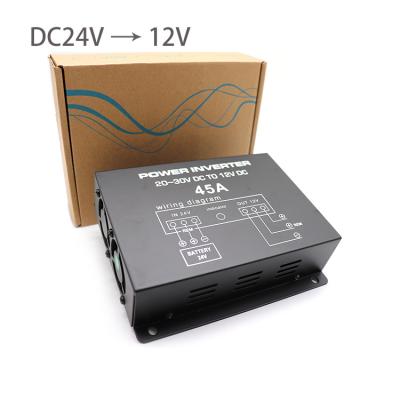 China Automotive 45A 24v Peak Power DC To 12v DC Converter Car Step Down Power Transformer Power Transformer for sale