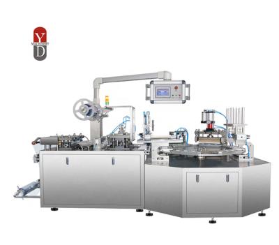 China machinery & Material DPP-350B Rotary Type Full Automatic Paper Plastic Blister Packing Machine For Battery Razor Stationery Glue Lighter for sale