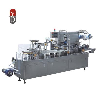 China DPP-350A Full Automatic Bottle Vial Blister Packing Machine Food Toothbrush Chopsticks Stationery Brake Pads Blister Packing Machine for sale