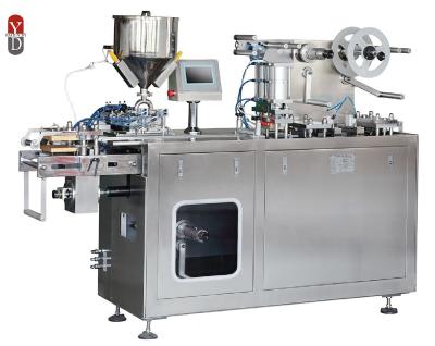 China Full Automatic Packaging Packing Blister Machine Food Blister Filling And Sealing Machine For Butter Honey Block Liquid Fragrance for sale