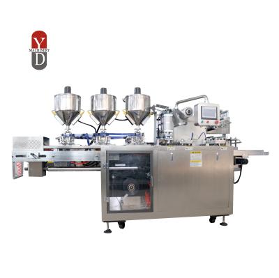 China DPP-180 Factory Price High Quality Automatic Liquid Food Blister Packing Machine for Honey Butter Jam Chocolate Perfume for sale