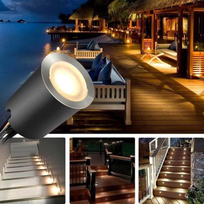 China LANDSCAPE Recessed LED Deck Light Kits With Protect Shell 32mm In Ground LED Outdoor Landscape Lighting Low Voltage 12V Garden Yard for sale