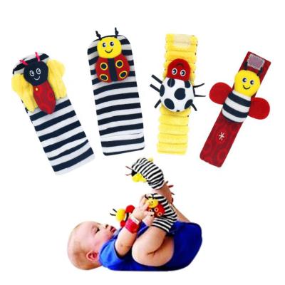 China 2021 Baby Toy Wrist Rattles Finders Wrist and Socks Bell Hot Selling Infant Soft Toys WD-03 for sale