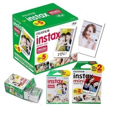 China Mini7s Fujifilm Instax mini 8 film for Fuji Instax i mini 7s 8 9 70 25 50s 90 instant photo camera SP-1 SP-2 white film for sale