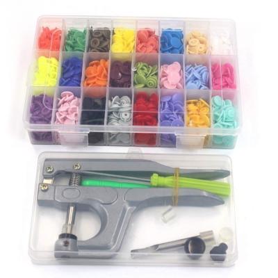 China Viable Snap Pliers + Plastic Resin 360 T5 Set Resin Buttons DIY Snap Button 24 Colors for sale