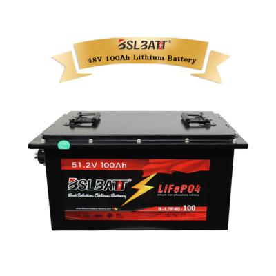 China Golf carts BSLBATT lifepo4 battery 100ah 48v lithium ion golf cart battery pack lead acid replaces with bms for sale