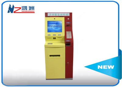 China Etikettierung des Verkauf-Touch Screen Bill-Zahlungs-Kiosk-Bargeld-Akzeptanten mit Drucken zu verkaufen