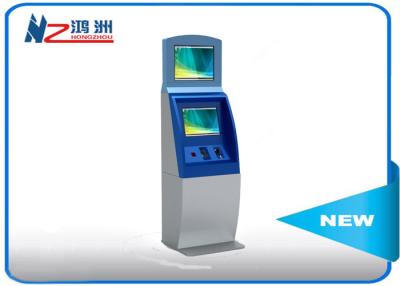 China Mehrfunktionale wechselwirkende Informationskiosk-Lobby Doppeltouch Screen Kiosk zu verkaufen