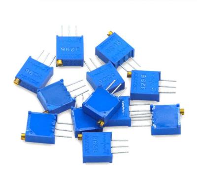 China PC Trimpot 3296W Pin Trimmer Potentiometer 10R 20R 50R 100R 200R 500R 1K 2K 3K 5K for sale