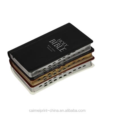 China paper & Cardboard Bible Book Printing, King James Version Leather Cover Bible Book for sale