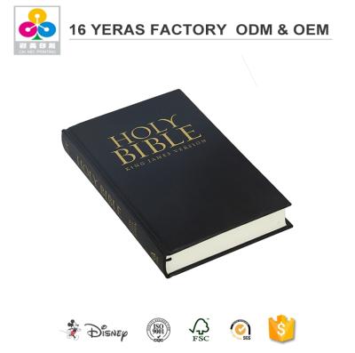 China Customized Eco Friendly Bible Book Printing Factory Cheap Copy The Holy Bible for sale