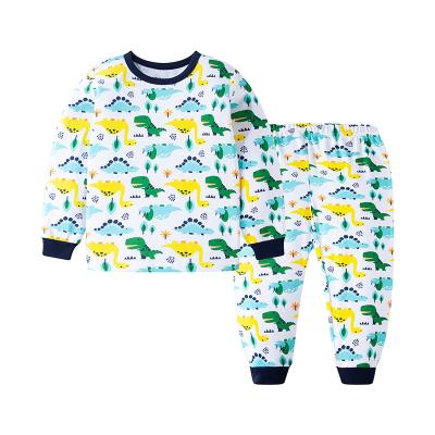 China New Arrived Thermal Cotton Children Clothing Boy Pajamas Kids Pajamas For Children Years Cartoon Printed Dinosaur for sale