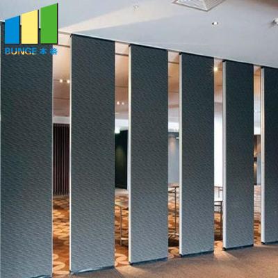 China Modern sliding folding wall partition, soundproof movable partition wall, office acoustic partition wall for sale