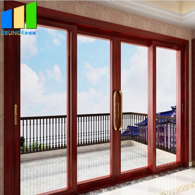 China Modern Low E Sliding Door Wheel Soundproof Roller Sliding Door For Room for sale