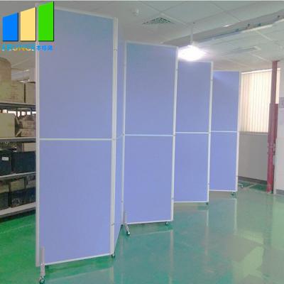 China Modern Aluminum Modern Wall Office Folding Frame Factory Partition Wall Movable Foldable Room Divider Space Divider for sale