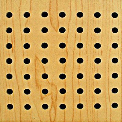 China Modern MDF Board Sound Proofing Material Perforated Wood Acoustic Timber Wall Panels for sale