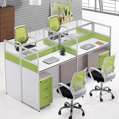 China Modular Office Workstation Office Furniture Modern Workstation Partition Furniture Office Desk for sale