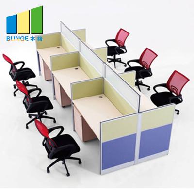 China Modern Modular Computer Office Furniture Office Desk Mesh Office Chair Call Center Open Workstation for sale