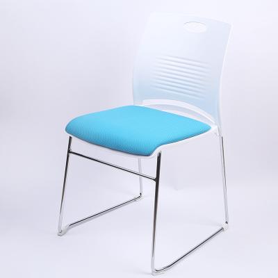 China Modern Design Modern Office Furniture Workstation Desk Kids Study Stackable Plastic Fabric Office Chair for sale