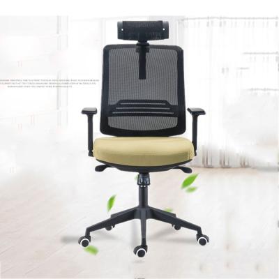 China (Size) Ergonomic High Back Rotation Durable Commercial Multifunctional Adjustable Mesh Fabric Office Chair Head Support Silla De Oficina for sale