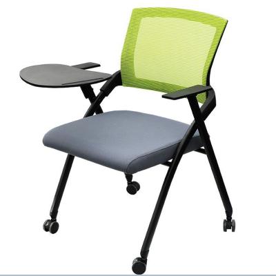 China Office Staff Foldable Stackable Meeting Training Waiting Chairs For Conference Room for sale