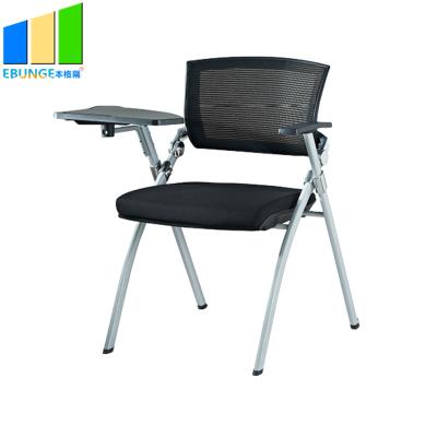 China (Size)New Design Adjustable Training Chair Office Furniture Conference Chairs Student Training Chair With Tablet Notepad for sale