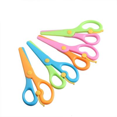 China Educational Toys For Kids Preschool Practicing Scissors , Kids Safety Art Craft Scissors for sale