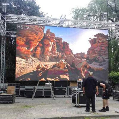 China aurora outdoor p6 roll stage backdrop 3d led outdoor led screen for sale