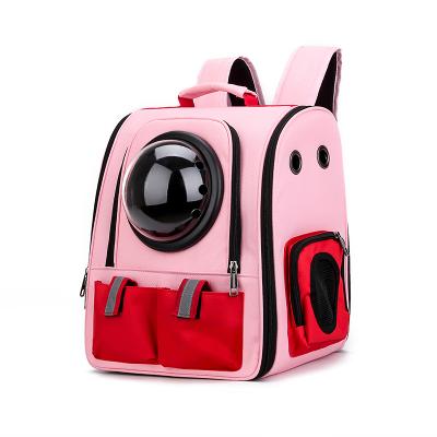 China New Breathable Cat Oxford Bag Pet Bag Cat Portable Breathable Space Capsule Amazon Backpack Dog for sale