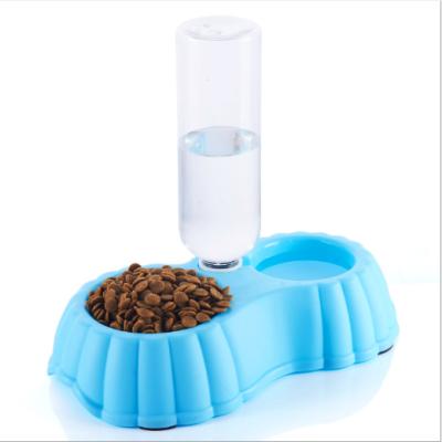 China Automatic Pet Bowl Drinking Water Dog Bowl Plastic Pumpkin Cat Food Bowl for sale