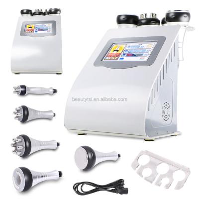 China Weight Loss TSL-1112C 5 in 1 5in1 Ultrasonic Salons Equipment Ladies Cavitation RF Speed ​​Explosive Fat for sale