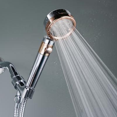 China With BSL-S1012 Switch ABS Plastic Sanitary Ware Hand On Knob Rain Water Saving Filter High Pressure Boosting Shower Head for sale