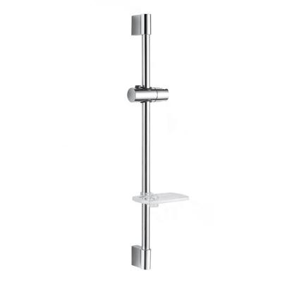 China With SB1002 Hot Sale Bathroom Chrome Shower Rail Stainless Steel Slide Rail Shower Rail Bar Wall Mounted Set for sale