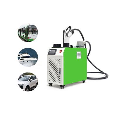 China OEM service factory electric vehicle dc chademo fast ccs dc 15kw 30KW EV charger mobile portable charging station 7