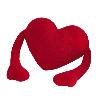 China Wholesale Custom Pretty Gift Valentines Day Gift Heart Shape Pillow for sale