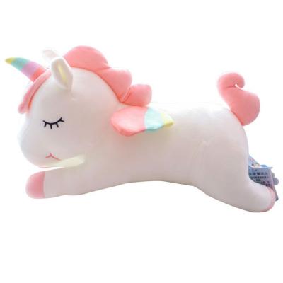 China Plush Toy Ragdollcartoon Throw Pillows Gift Toy Single Corner Pony Cute Cartoon Rainbow Stuffed Animal Doll for sale