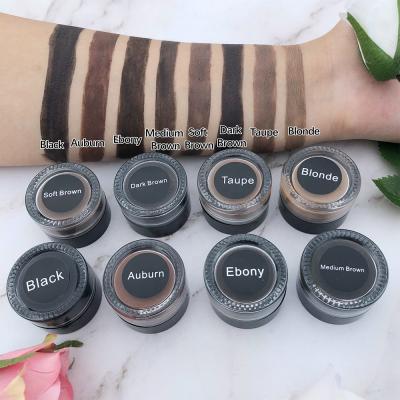 China Waterproof Private Label Your Own Brand Eyebrow Cream Products 8Colors Best Selling Eyebrow Pomade for sale